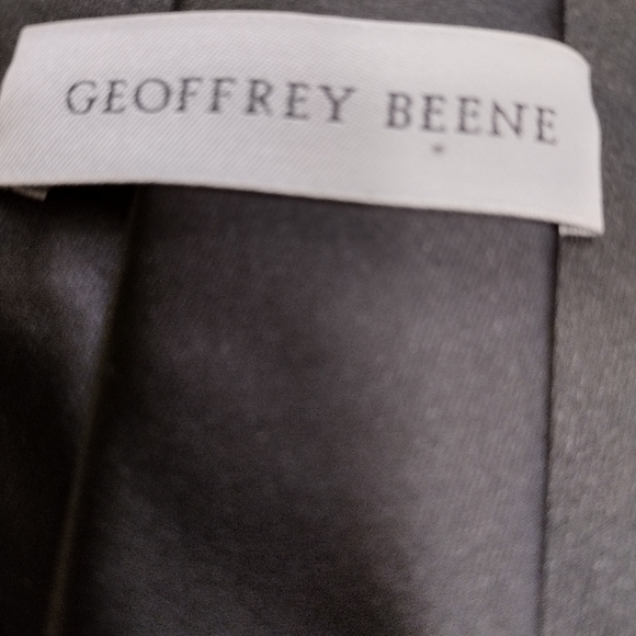 Geoffrey Beene All Black Neck Tie - Picture 3 of 3